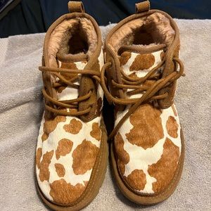 Cow print Ugg neumel boots